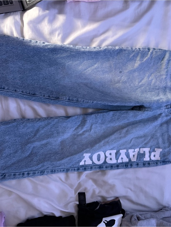 PLAYBOY Denim - PLAYBOY Light Blue Boot Cut Jeans with White Logo
